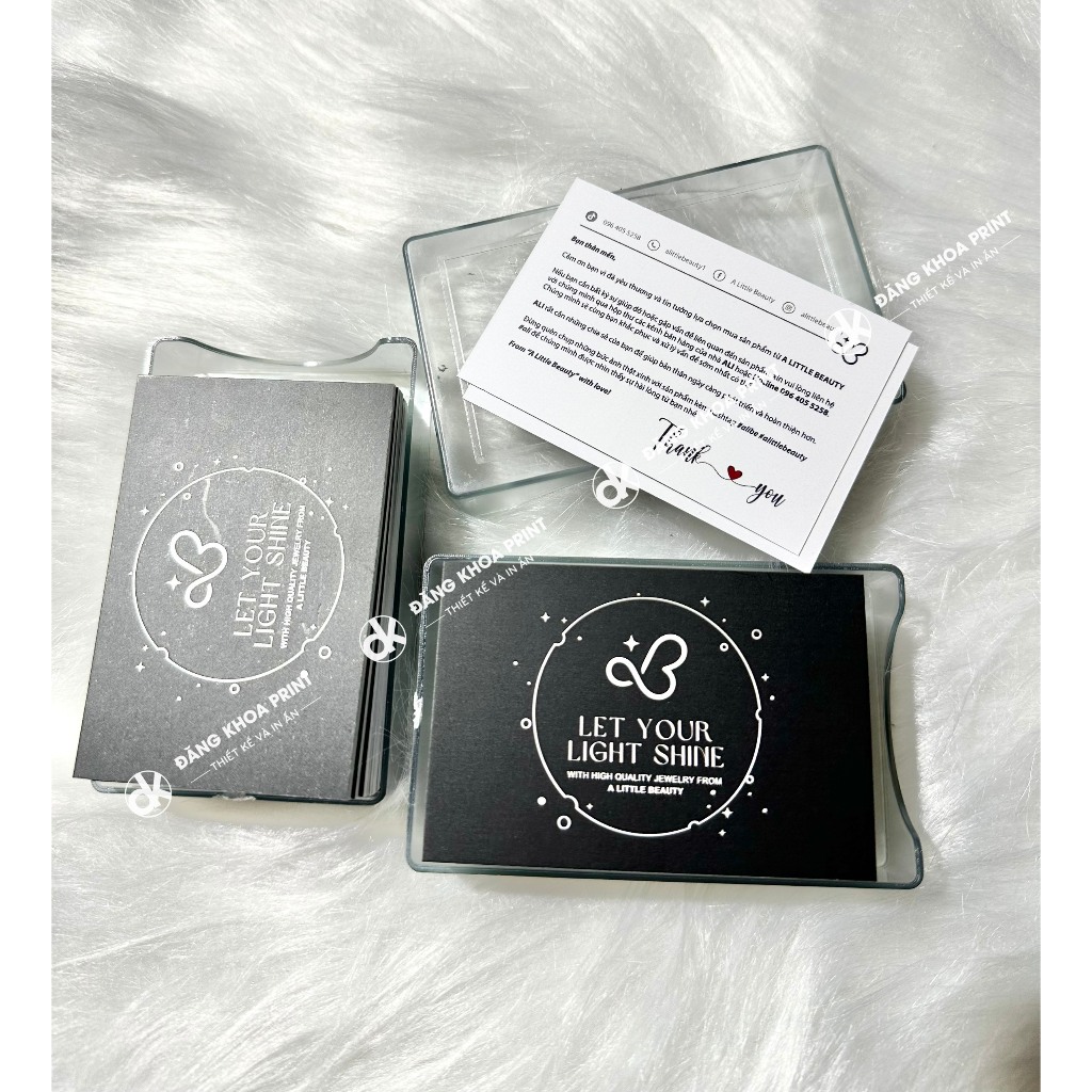 [THIẾT KẾ THEO YÊU CẦU] In card visit, name card, danh thiếp giấy C300 cán mờ 2 mặt dày dặn
