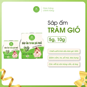Sáp giữ ấm cho bé Thao Huong 5g, 10g, từ tinh dầu tràm gió Huế, giữ ấm cho bé, phòng ho, cảm lạnh