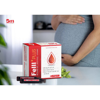Fe III Plus – Viên Bổ Sung Sắt, Acid Folic, Vitamin Và Khoáng Chất Cho Cơ Thể Hộp 4 Vỉ X 5 Ống