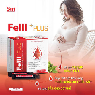 Fe III Plus – Viên Bổ Sung Sắt, Acid Folic, Vitamin Và Khoáng Chất Cho Cơ Thể Hộp 4 Vỉ X 5 Ống