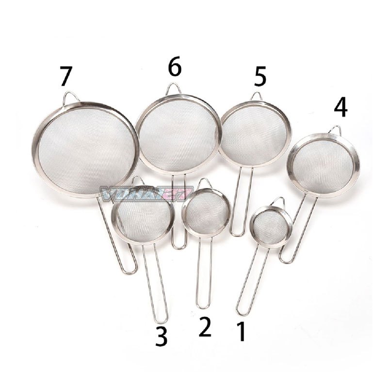 Vợt Rây lọc hạt chanh - Rây lọc trà - Rây lọc bột chất liệu Inox