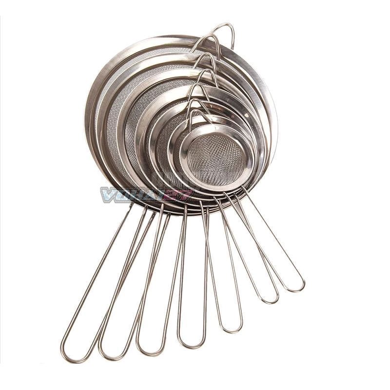 Vợt Rây lọc hạt chanh - Rây lọc trà - Rây lọc bột chất liệu Inox