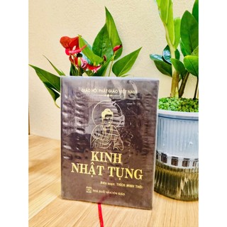 Sách - Kinh Nhật Tụng ( Bìa da) - Ht Thích Minh Thời