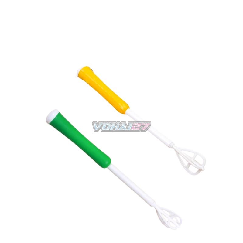 Cây đánh bọt cà phê lò xo bằng nhựa , cây đánh trứng bằng nhựa lò xo bằng tay ( Giao màu ngẫu nhiên )