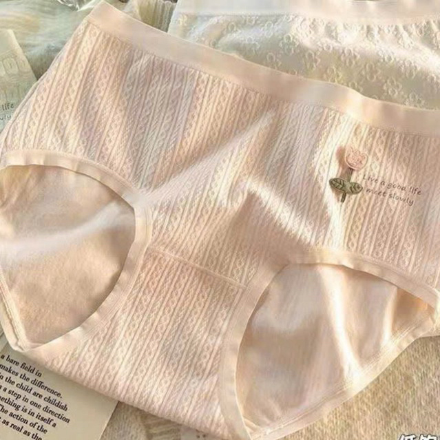 QUẦN LÓT COTTON DỆT KIM THÊU HOA 🌺 8331