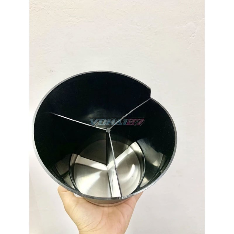Kệ đựng ống hút/thìa tròn 3 ngăn - Dụng cụ quầy bar