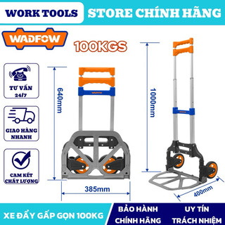 WADFOW Xe đẩy tay có thể gập lại 100kg WWB8A10