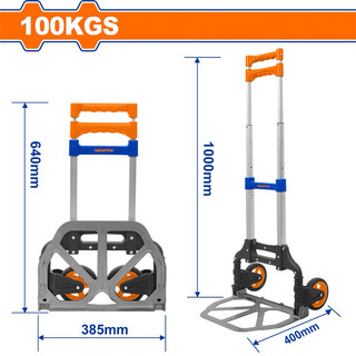 WADFOW Xe đẩy tay có thể gập lại 100kg WWB8A10