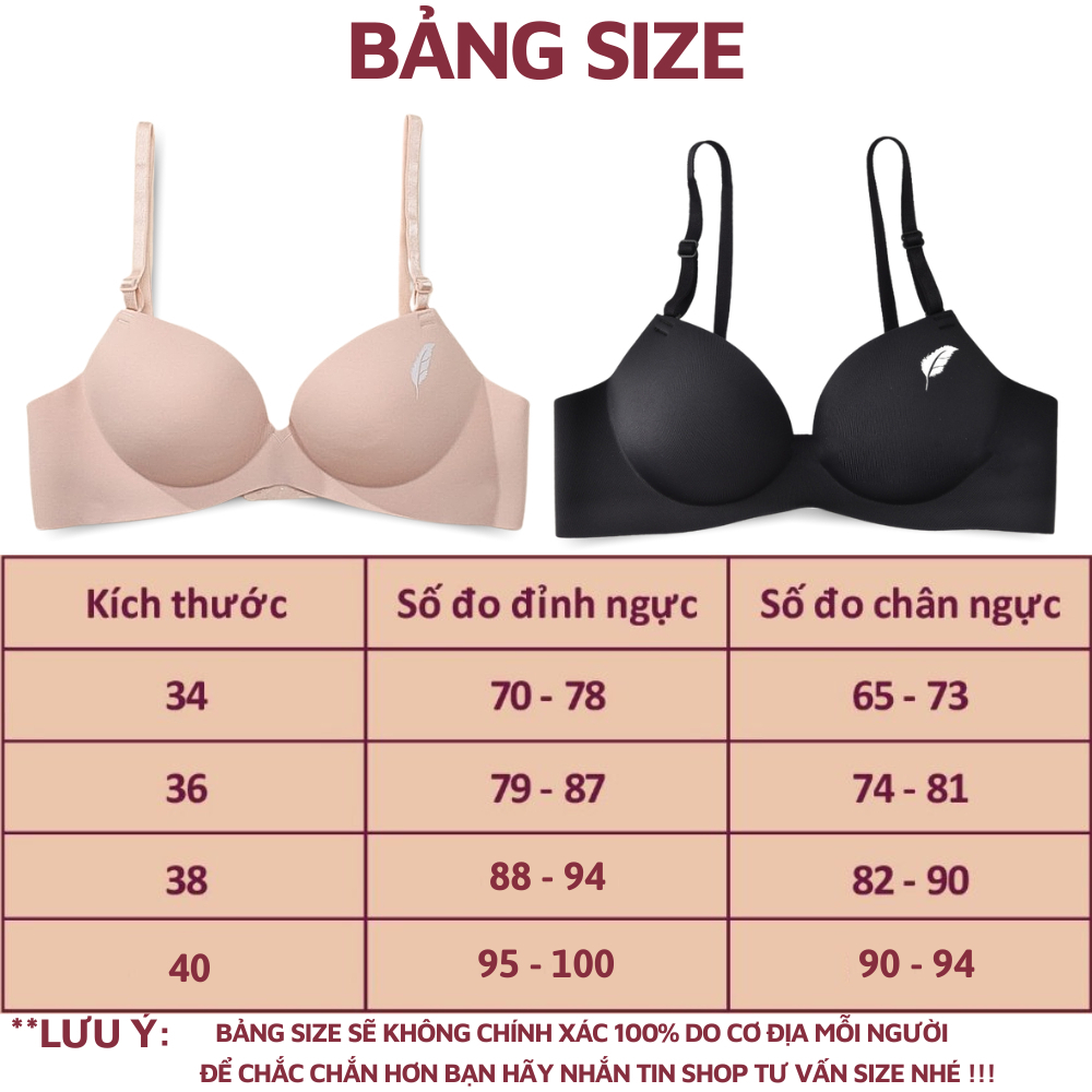 Áo Ngực Su Không Gọng Nâng Ngực Đệm Bàn Tay 3cm  A11