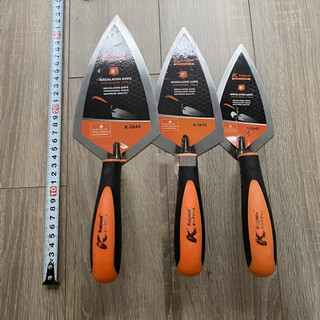 Bay lát gạch đầu nhọn K-3640, K-3642, K-3644 cỡ 6,7,8 inch Kapusi, tay cầm nhựa dùng làm phẳng bề mặt