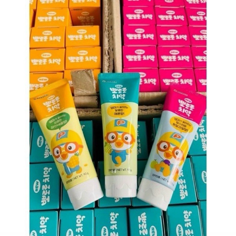 Kem đánh răng Pororo Hàn quốc 90gr cho bé