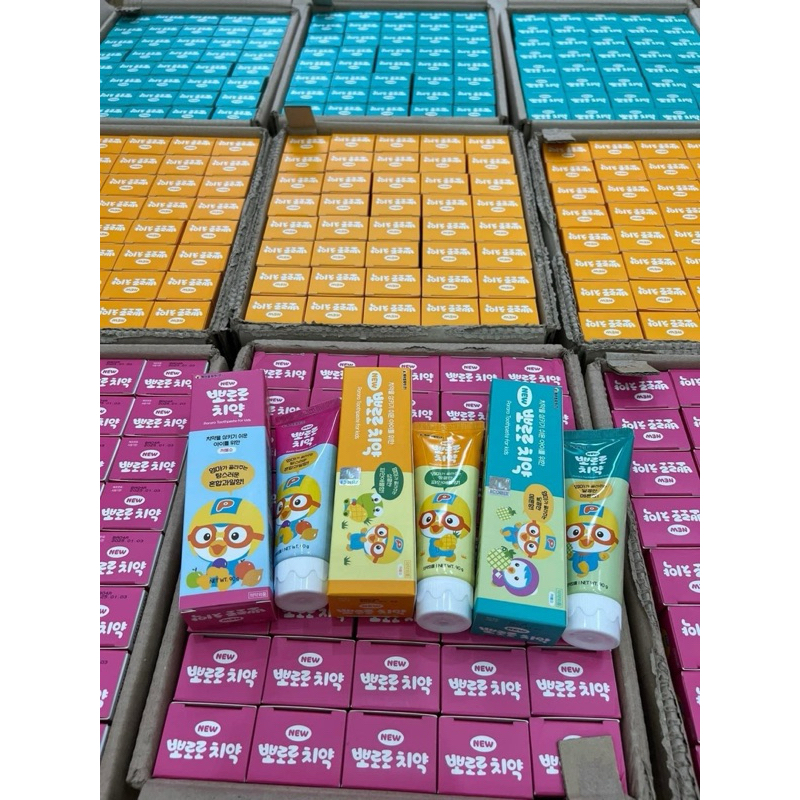 Kem đánh răng Pororo Hàn quốc 90gr cho bé