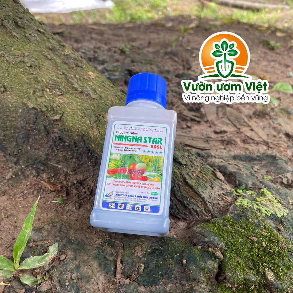 Thuốc trừ bệnh Ningnastar 5SL - trị héo xanh, bạc lá, lở cổ rễ - khắc tinh vi khuẩn hại cây trồng.