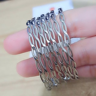 Bộ 7 chiếc ximen inox Có Khoá không đen không gỉ Trang sức Bé Heo M3