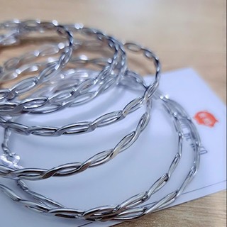 Bộ 7 chiếc ximen inox Có Khoá không đen không gỉ Trang sức Bé Heo M3