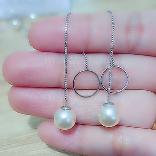 Bông tai ngọc nhân tạo dài BHBT81