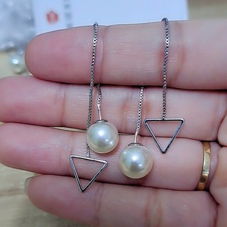 Bông tai ngọc nhân tạo dài BHBT81