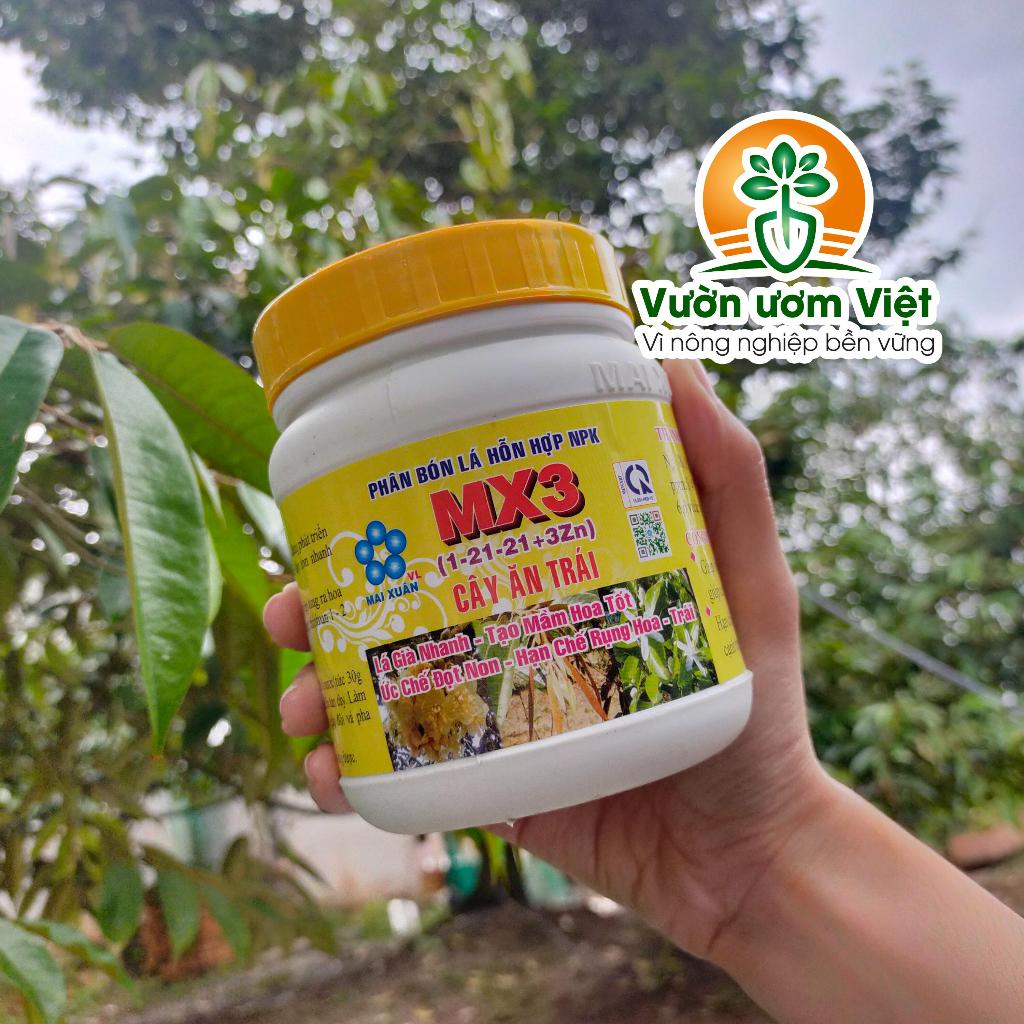 Phân bón MX3 chuyên chặn đọt, già đọt non, kích thích ra hoa cực mạnh, ra hoa đồng loạt, lá xanh tốt