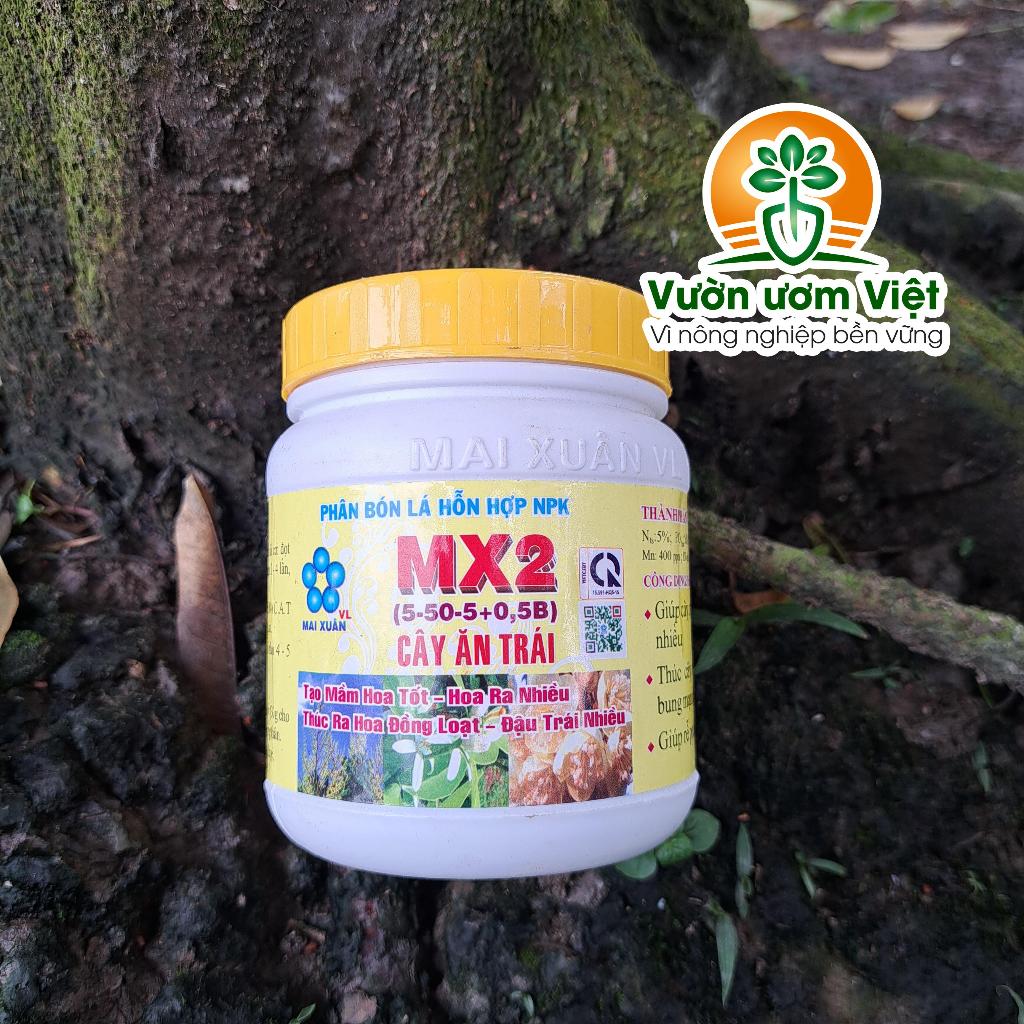 Phân bón MX2 tạo mầm hoa, thúc ra hoa cực mạnh, đồng loạt, chống rụng hoa, rụng trái non - 400g