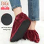 Bao giày đi trong nhà lông nhung chống bẩn nền nhà, giữ ấm chân, chống trơn trượt. Bọc giày công sở