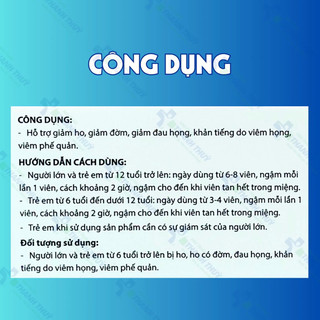 Viên ngậm Heviho  - Hỗ trợ giảm ho từ thảo dược