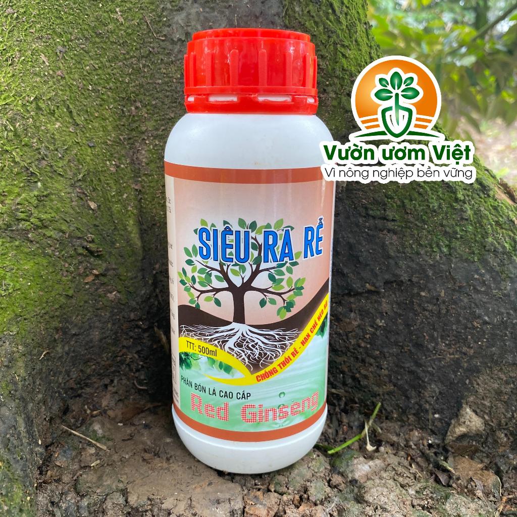 Phân bón Siêu Ra Rễ - chiết suất từ nhân sâm Hàn Quốc, mát cây, kích rễ cực mạnh, rễ nhiều, ăn sâu