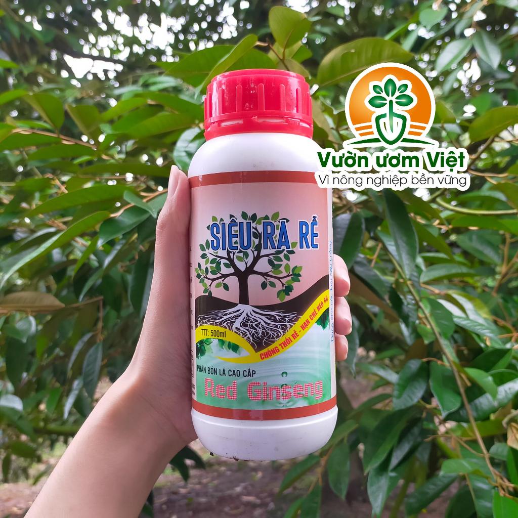 Phân bón Siêu Ra Rễ - chiết suất từ nhân sâm Hàn Quốc, mát cây, kích rễ cực mạnh, rễ nhiều, ăn sâu