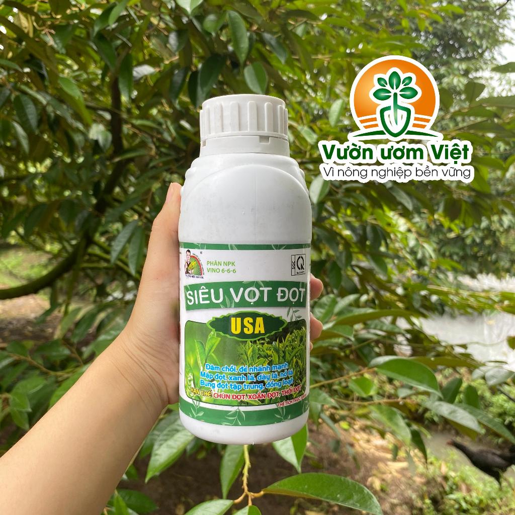 Phân bón Siêu Vọt Đọt USA - ra đọt hiệu quả tức thời, lá xanh bóng mượt, chồi non mập mạp, tươi tốt
