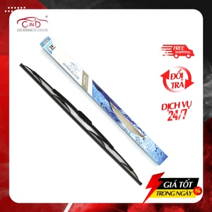 Gạt Mưa Ô Tô Gọng Sắt CIND 406 (24inch/600mm) Phù Hợp Cho Nhiều Dòng Xe Ô Tô Xe Hơi Có Móc Cong Chữ U