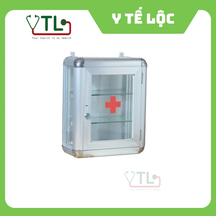 (Giao hỏa tốc HCM) Tủ thuốc y tế gia đình - 2 thanh ngang