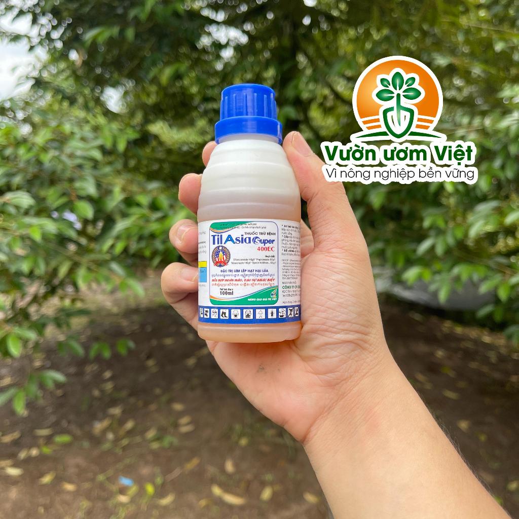 Thuốc trừ bệnh Til Asia 400EC - xử lý thán thư, cháy lá, úng lá, ghẻ sẹo, sương mai,... - 100ml