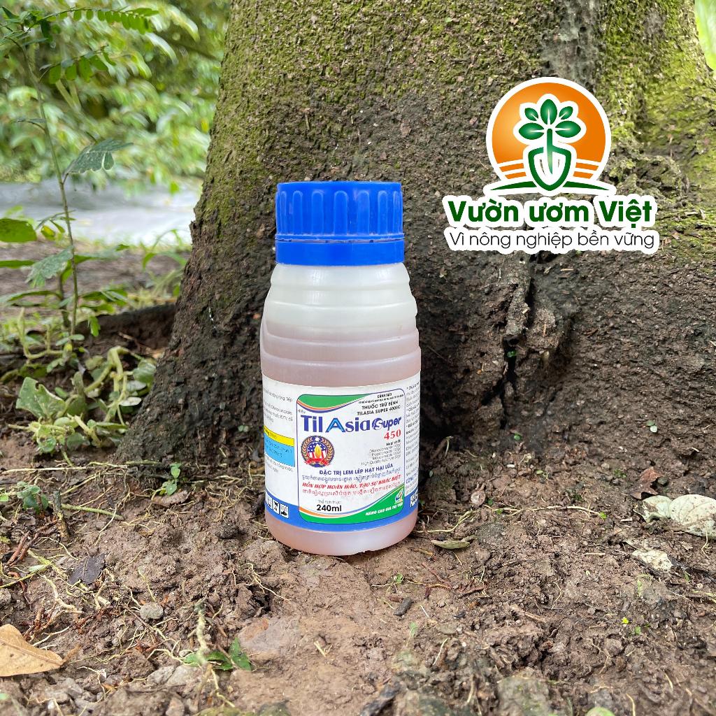 Thuốc trừ bệnh Til Asia 450EC - xử lý thán thư, cháy lá, úng lá, ghẻ sẹo, sương mai,... - 240ml