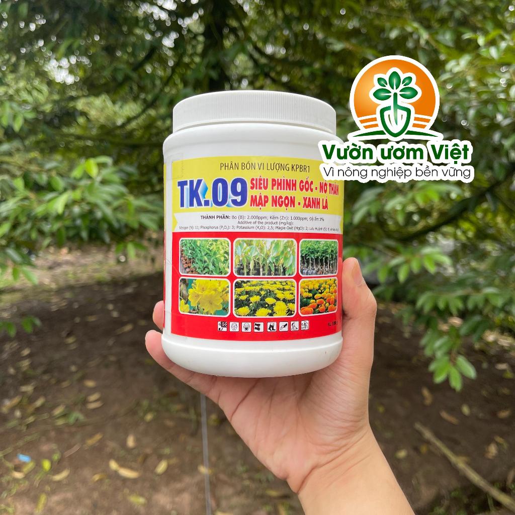 Phân bón lớn gốc, lớn thân TK.09 - lớn gốc cây kiểng, bonsai, rau màu, cây ăn quả, hiệu quả tức thời