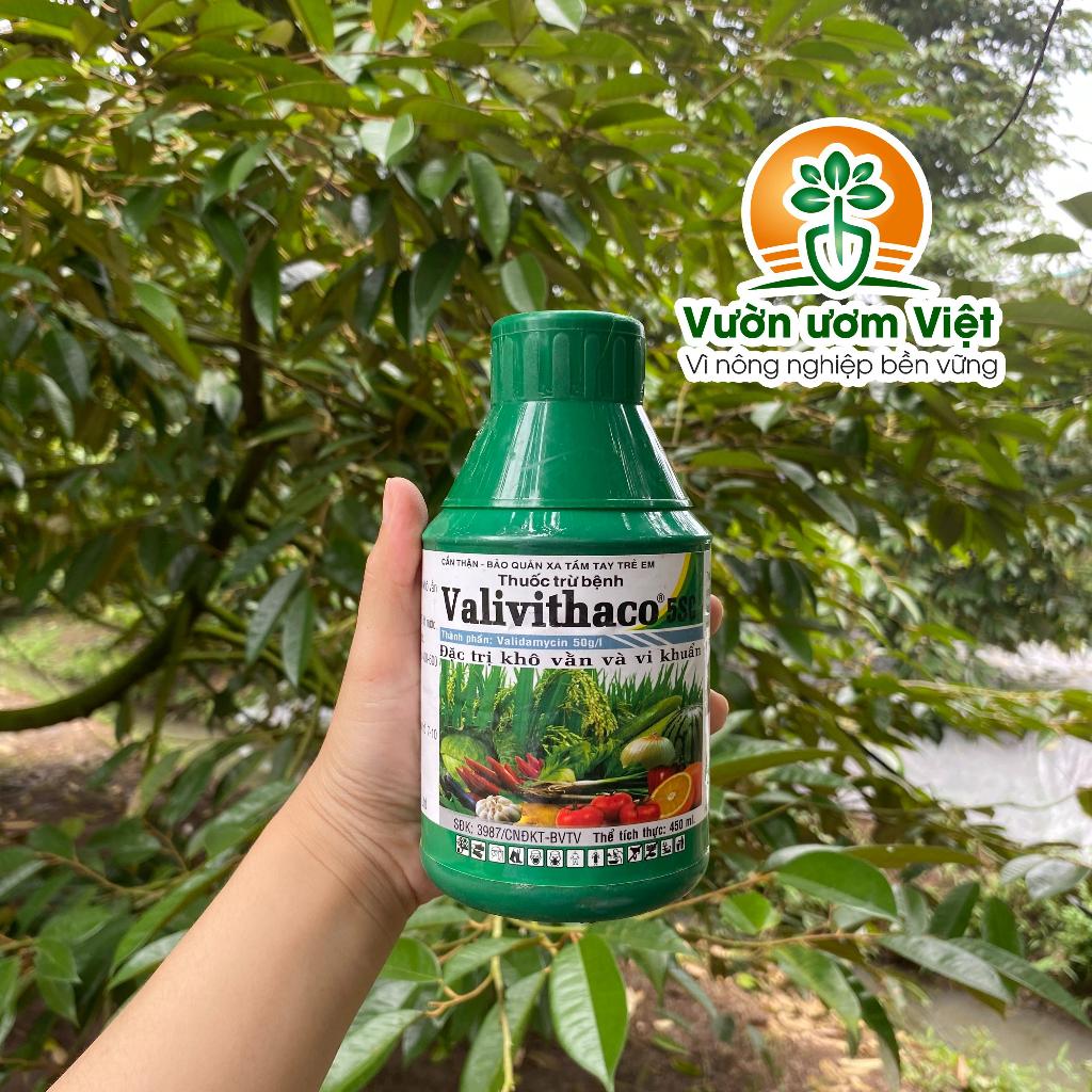 Thuốc trừ bệnh Valivithaco 5SC - trị nấm bệnh, vi khuẩn hại cây trồng - 450ml