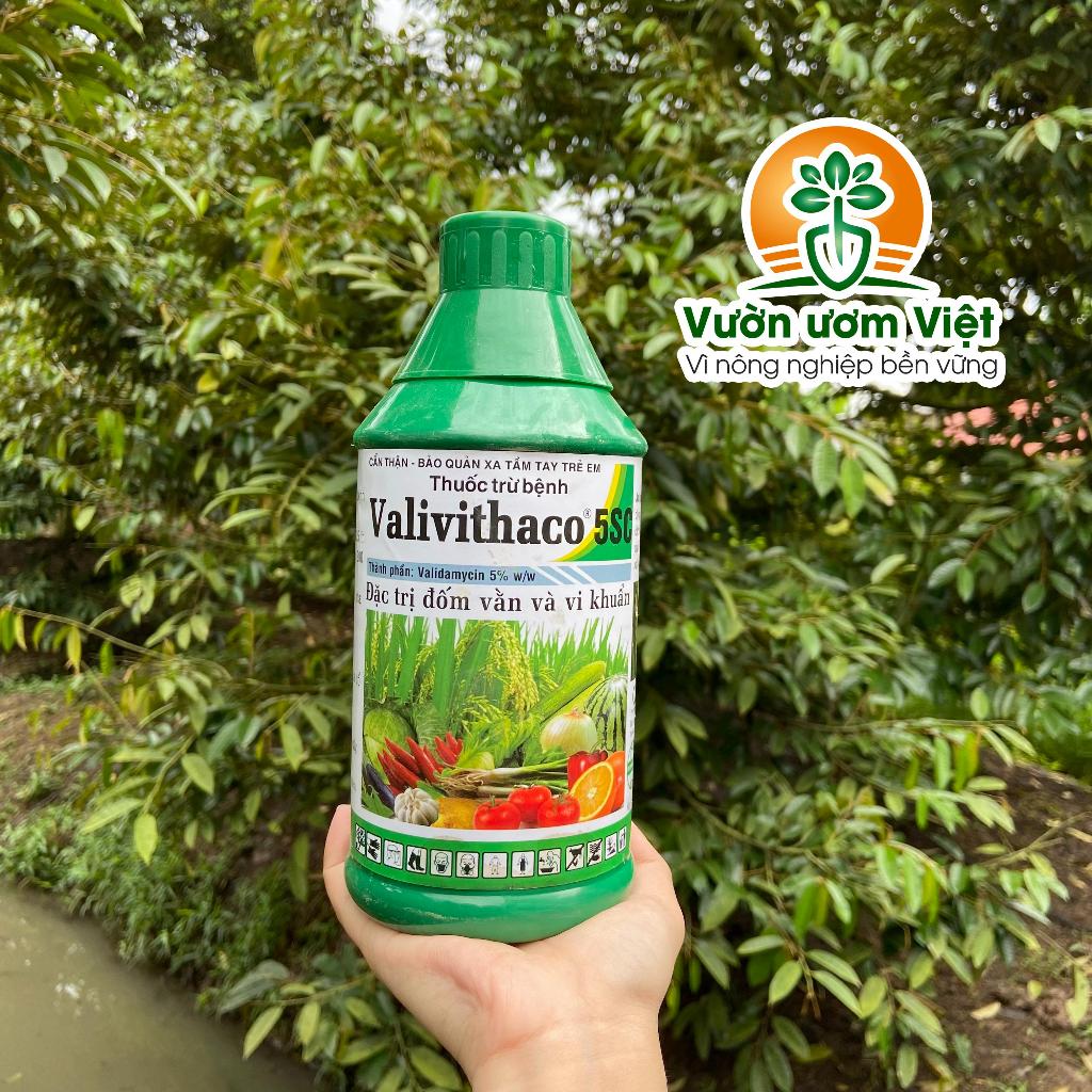 Thuốc trừ bệnh Valivithaco 5SC - trị nấm bệnh, vi khuẩn hại cây trồng - 1 Lít