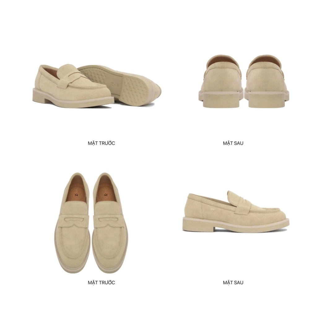 Ảnh Giày Lười Nam Nữ THEWOLF SEAN PENNY LOAFER - Đen / Đen Kem / Tan 4