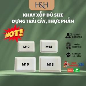50 Khay Xốp M12, M14, M16, M18 Đựng Hoa Quả ,Hải Sản, Thực Phẩm - Tổng Kho Hải Hạnh
