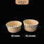 50 Tô Giấy Kraft 750ml/1000ml/1200ml Đựng Thực Phẩm Kèm Nắp Cao Cấp, Đựng Phở, Bún - Tổng Kho Hải Hạnh