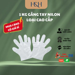 1kg Găng Tay Nilon (Bao tay dùng 1 lần) - Tổng Kho Hải Hạnh