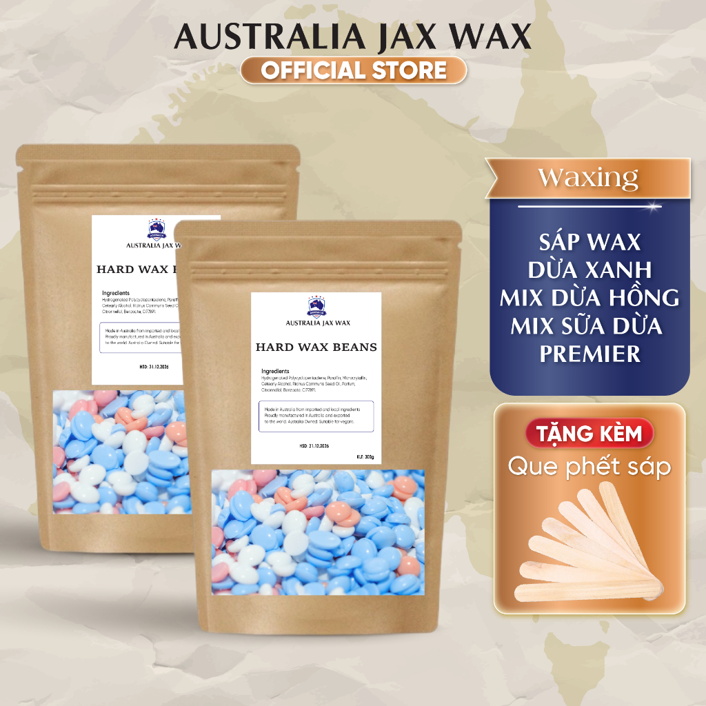 Sáp Wax Lông Nóng Galaxy Mix 3 Màu Siêu Bám Lông Australia Jax Wax Dùng ...