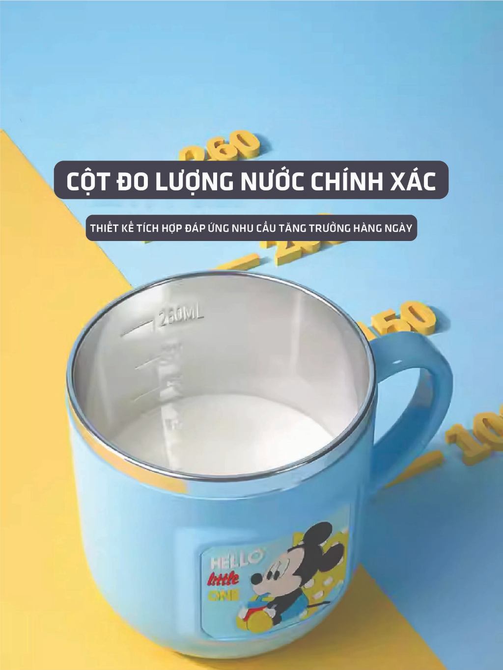 Ảnh Cốc uống nước cho bé 1989KIDS bằng thép không gỉ,cốc giữ nhiệt trẻ em có nắp đậy chống rơi,ly nước giữ nhiệt đáng yêu 4