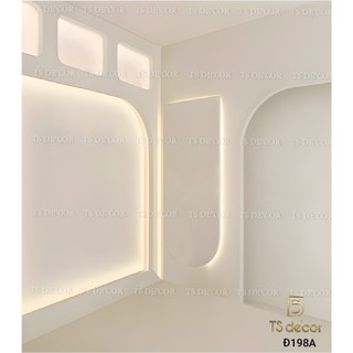 Mẫu phông giả góc sáng chảnh, decor góc live, góc chụp hiện đại thi công dễ dàng