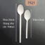 Muỗng Nhựa Trắng Dùng 1 Lần 15cm, 20cm cho cốc 700ml Chất Liệu Nhựa PP - Tổng Kho Hải Hạnh
