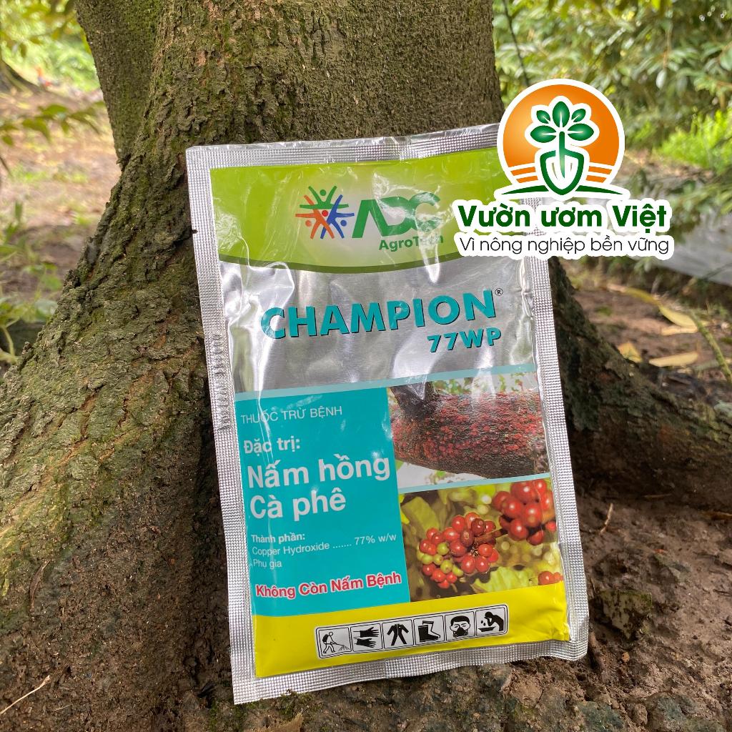 Thuốc trừ bệnh nấm hồng Champion 77WP - sản phẩm đặc trị chính hãng ADC - 100gr