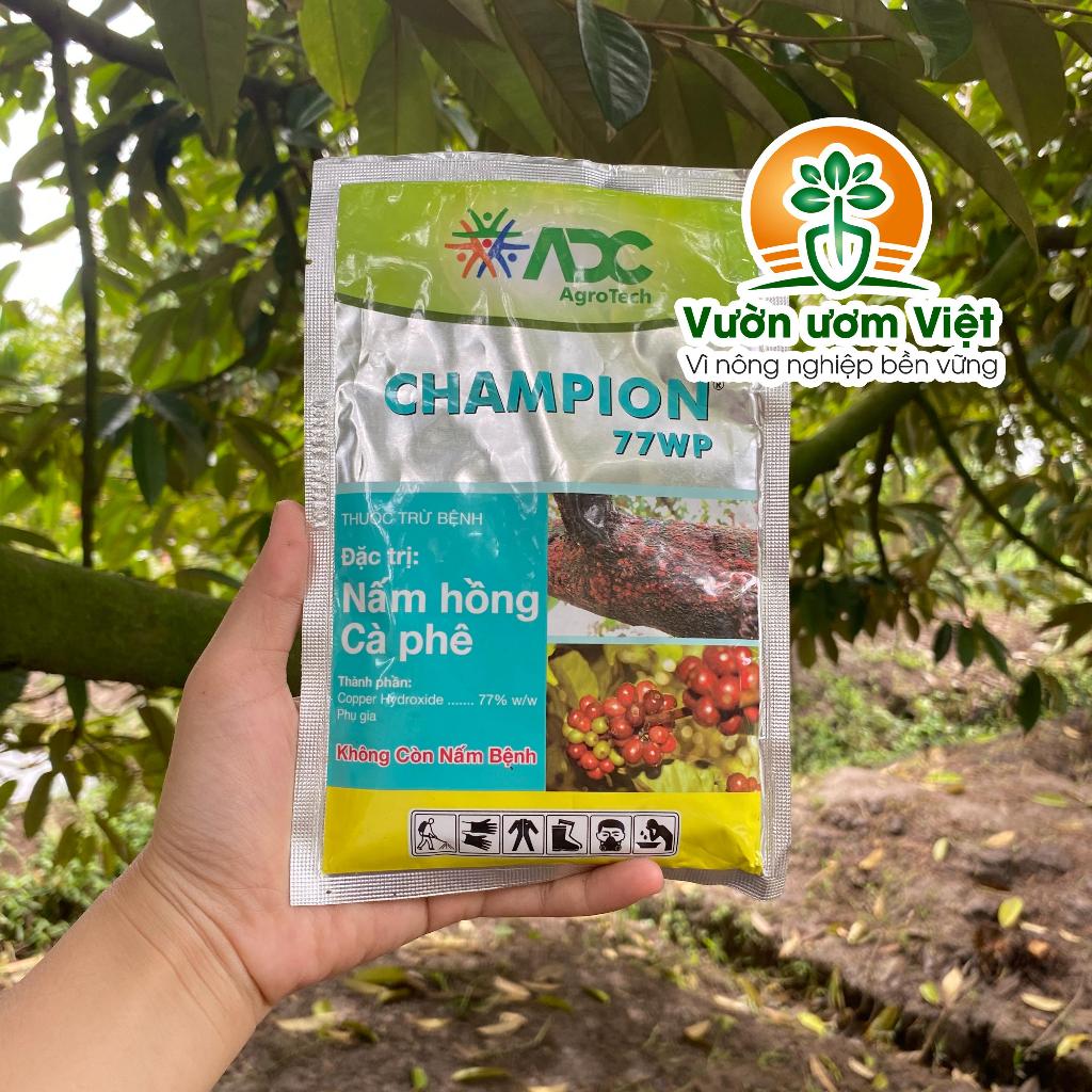 Thuốc trừ bệnh nấm hồng Champion 77WP - sản phẩm đặc trị chính hãng ADC - 100gr