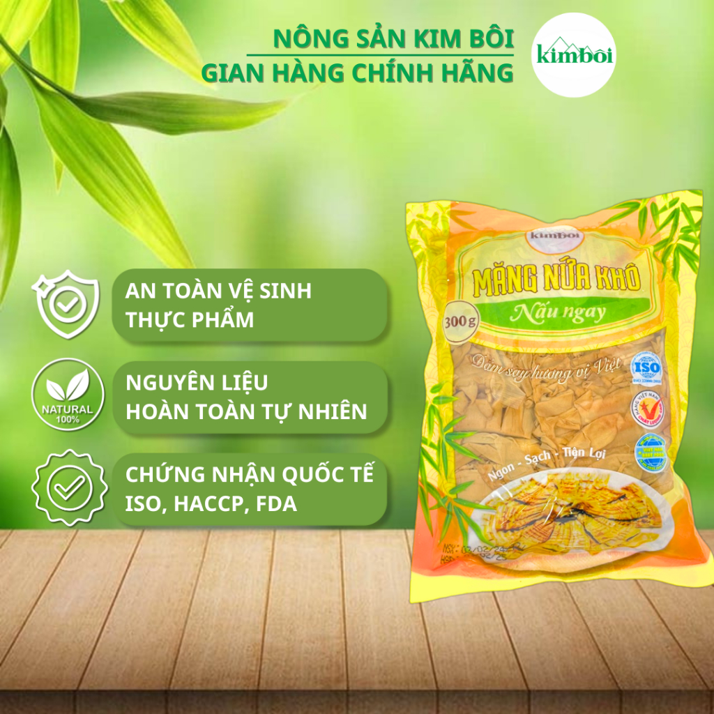 Măng Nứa Khô Nấu Ngay Kim Bôi gói 300g - OCCOP 5 SAO - Đặc sản Tây Bắc ...
