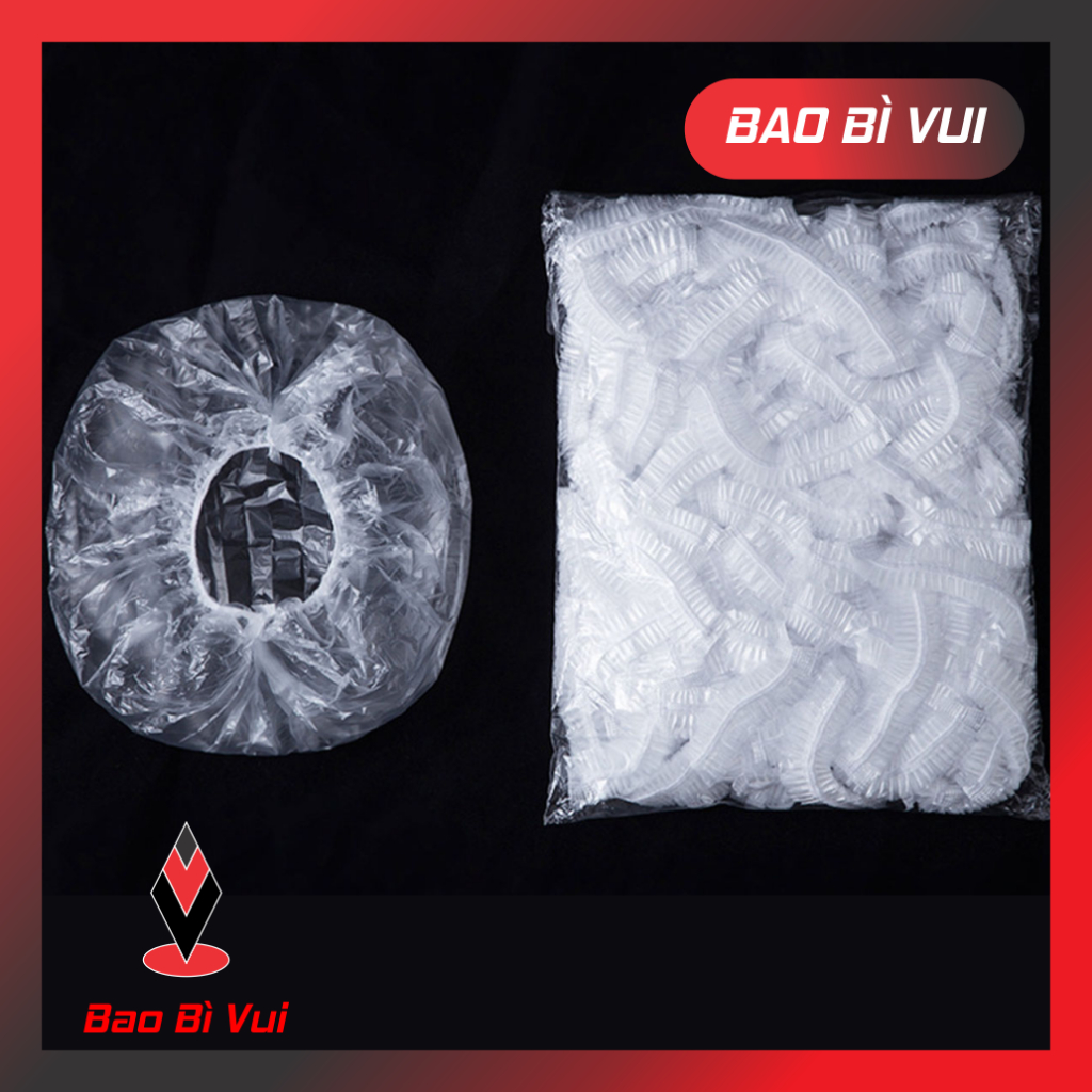 ( COMBO 5 BỊCH) Màng bọc thực phẩm túi gấu có chun bọc đồ ăn co giãn - BAO BÌ VUI
