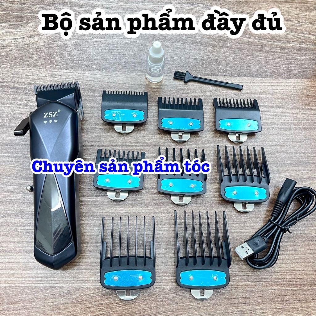 ✓ZSZ Tông đơ cắt tóc N35 - Công suất lớn 8000 vòng, Pin Li-ion