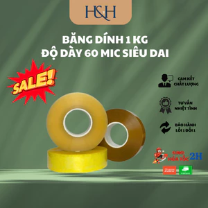 Băng Dính 1Kg Lõi Siêu Mỏng 3mm, Siêu Dai, Siêu Chắc - Tổng Kho Hải Hạnh