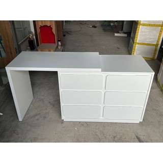 Tủ Đựng Đồ Kết Hợp Bàn Trang Điểm, Tủ Đa Năng 6 Ngăn Kéo, Lắp Gáp Hoàn Chỉnh.